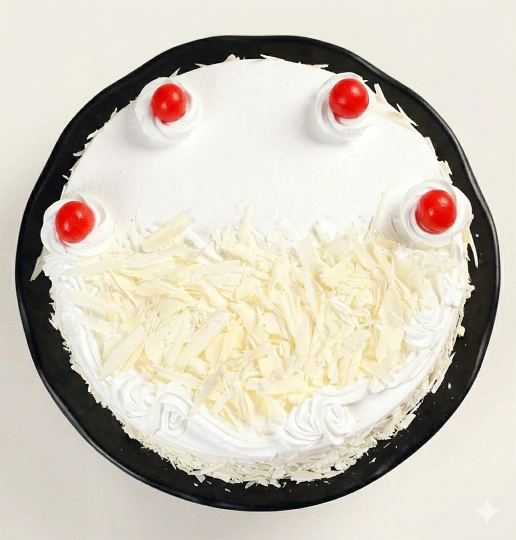 White Forest Cake