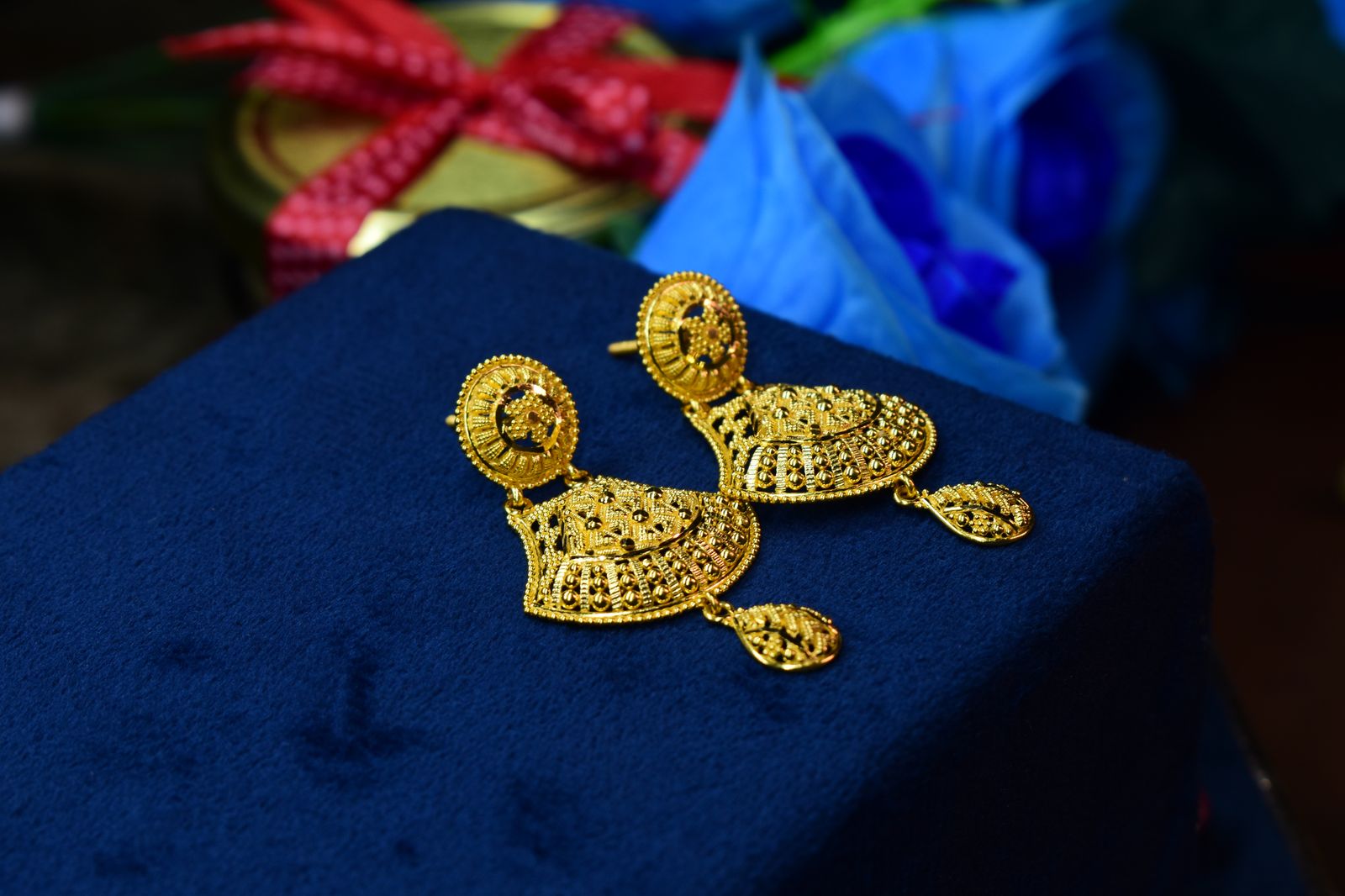 Traditional Gold Earrings