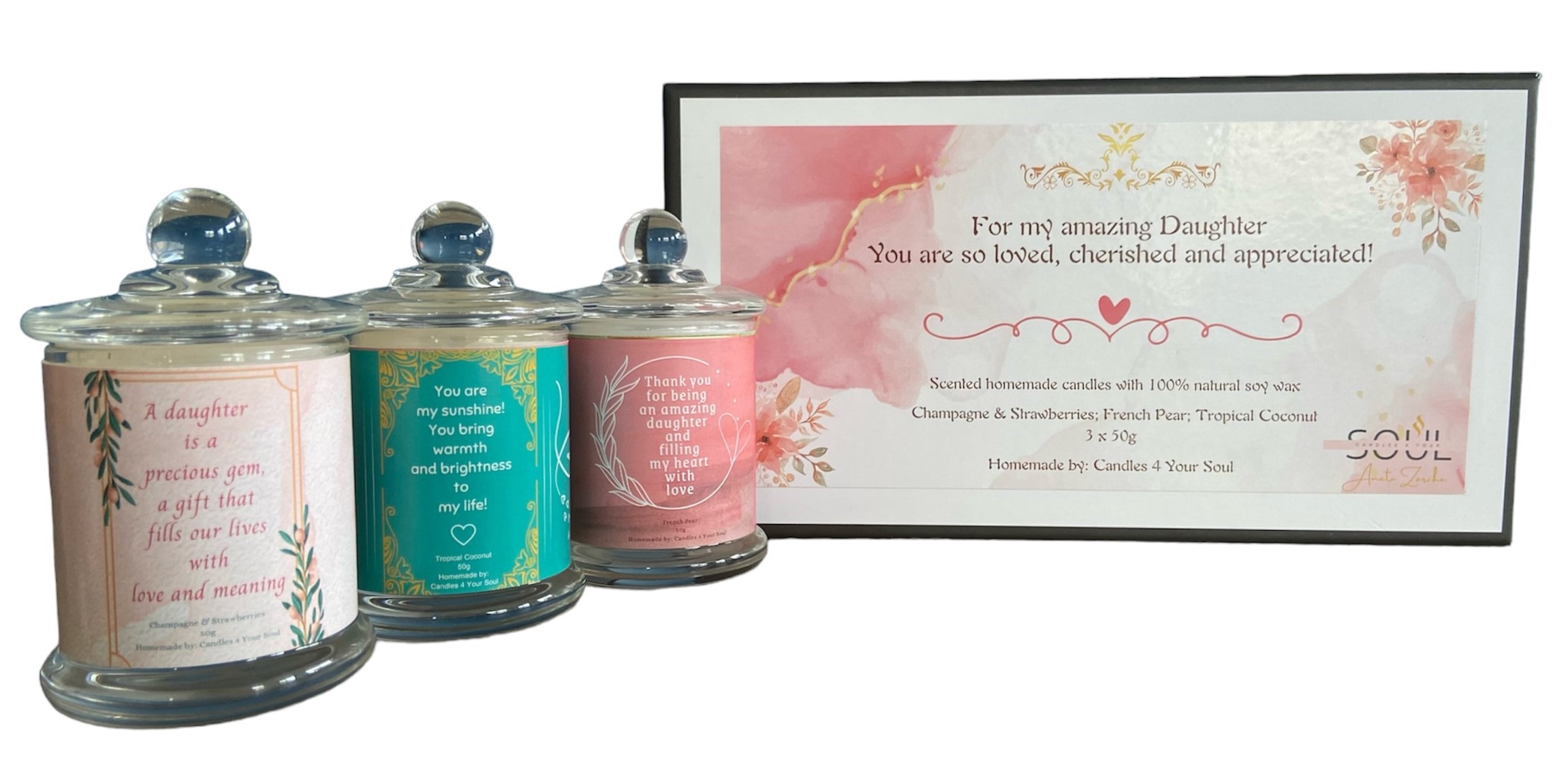 Daughter Candle Gift Box Set