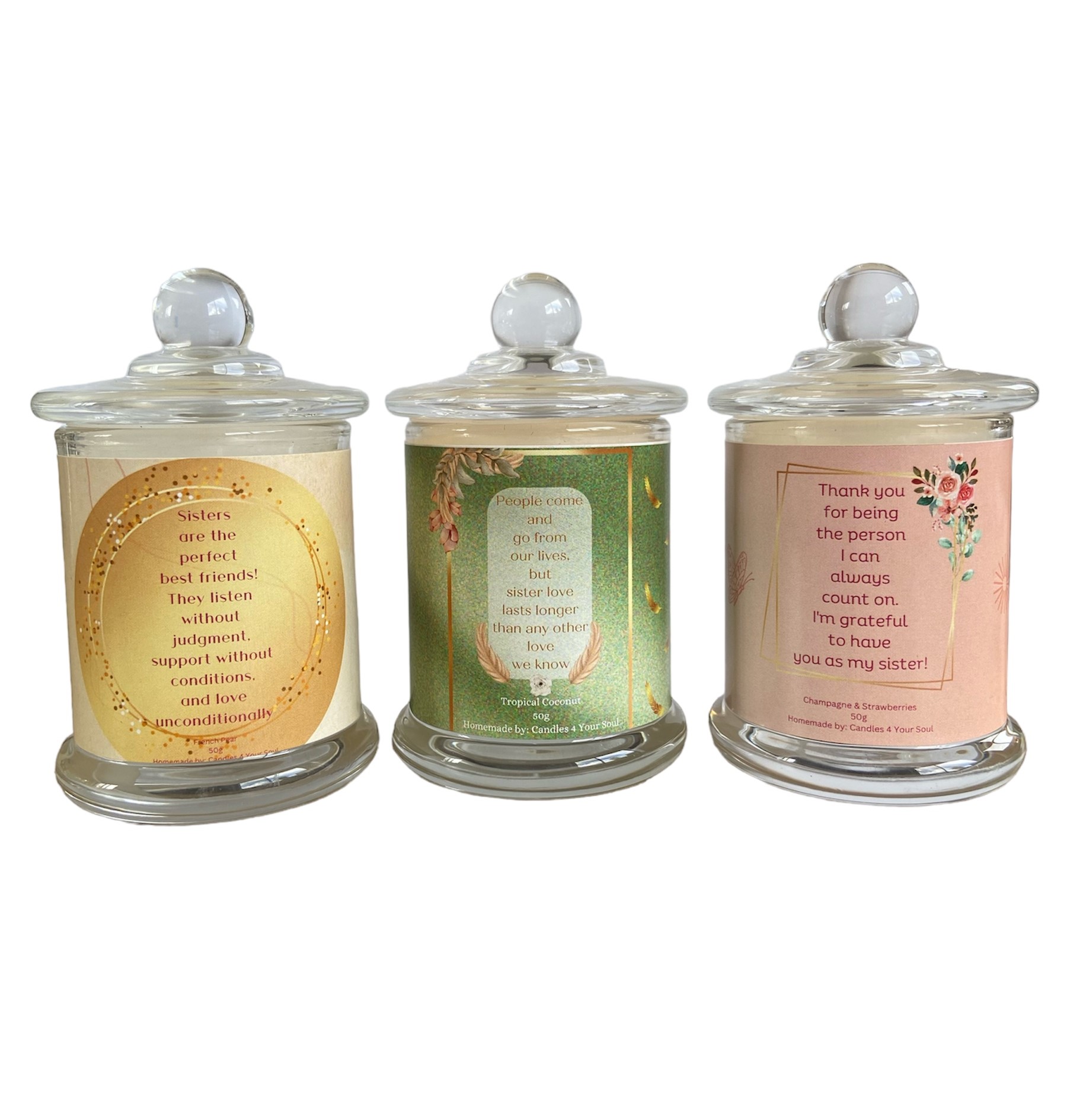 Sister Candle Gift Box Set