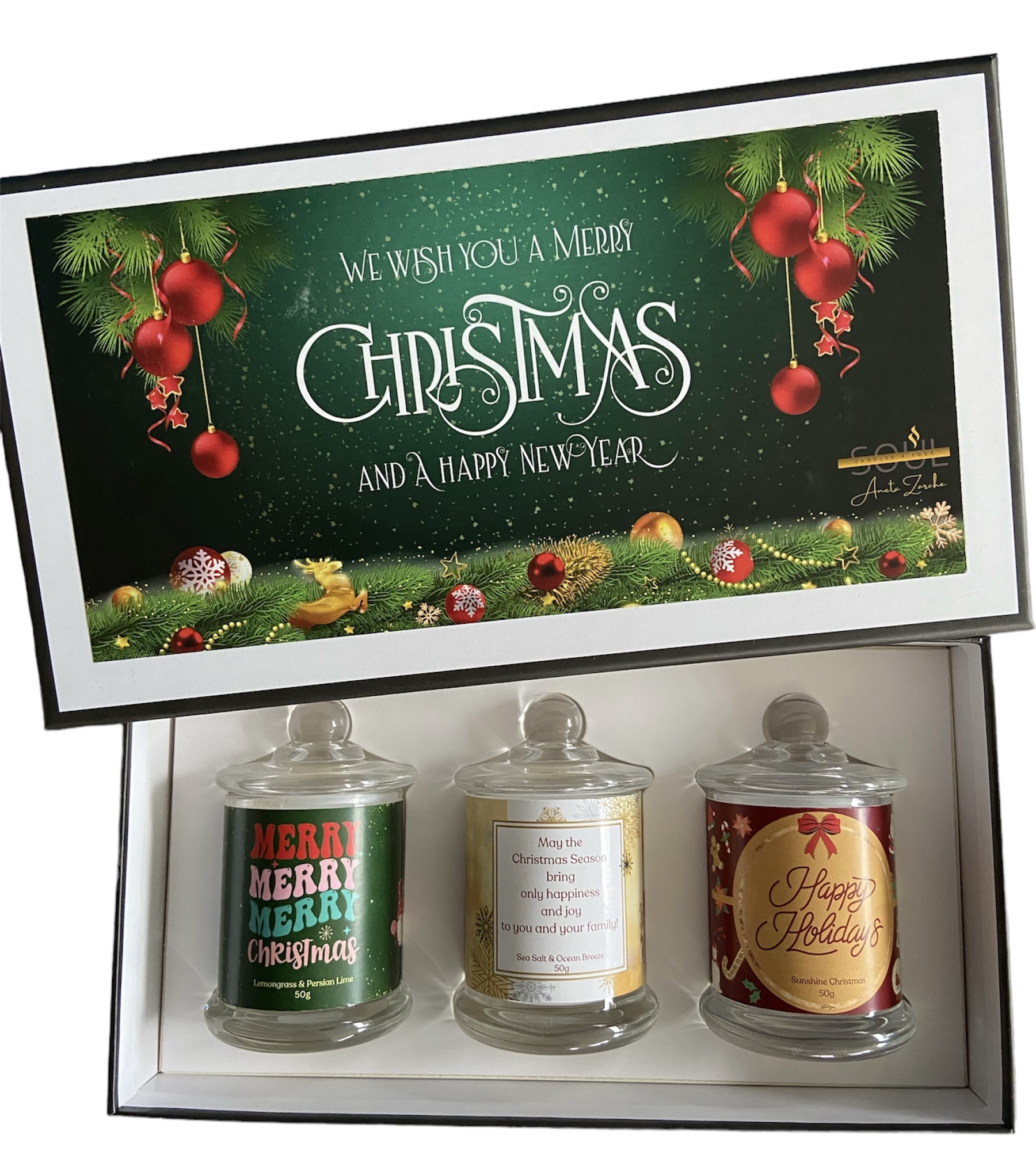 Christmas Candle Gift Box Set
