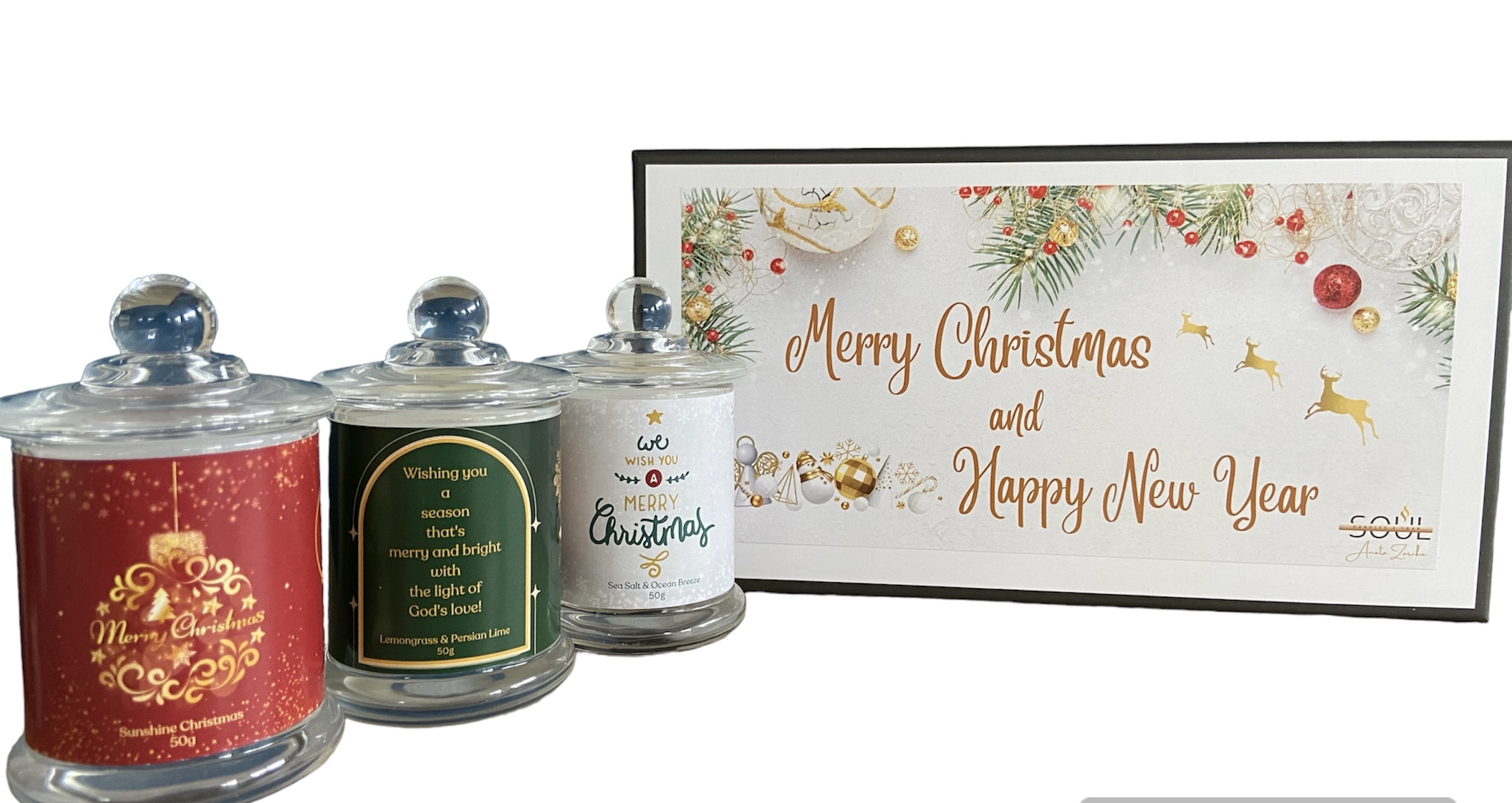 Christmas Candle Gift Box Set