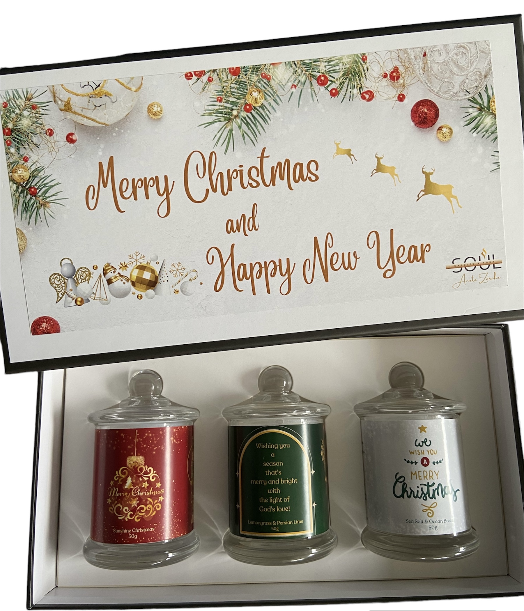 Christmas Candle Gift Box Set