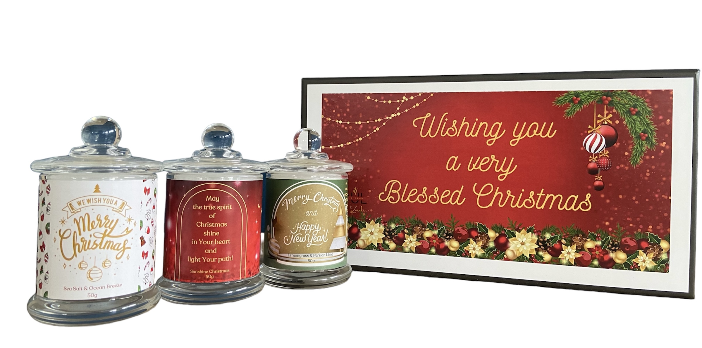 Christmas Candle Gift Box Set