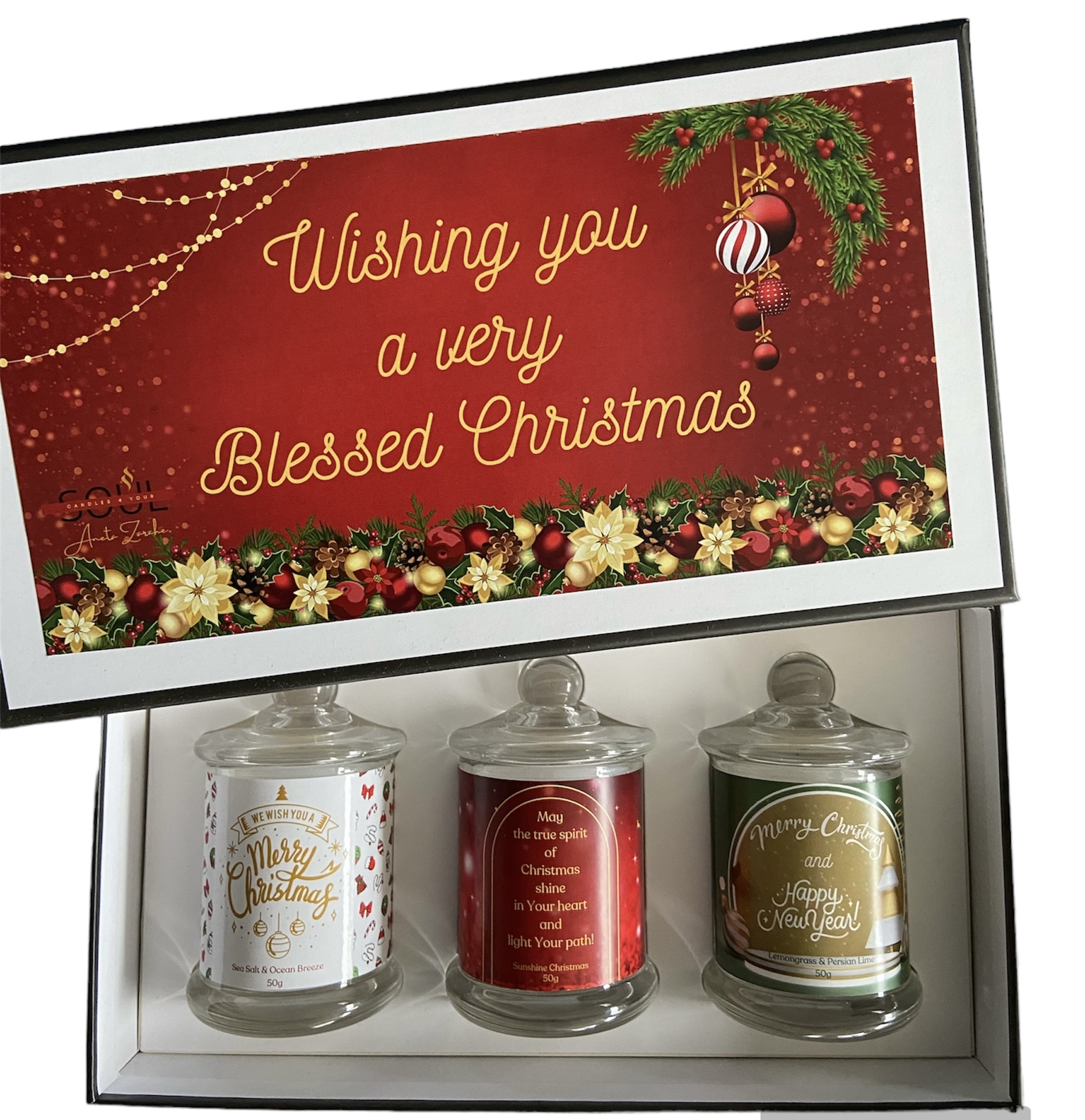 Christmas Candle Gift Box Set