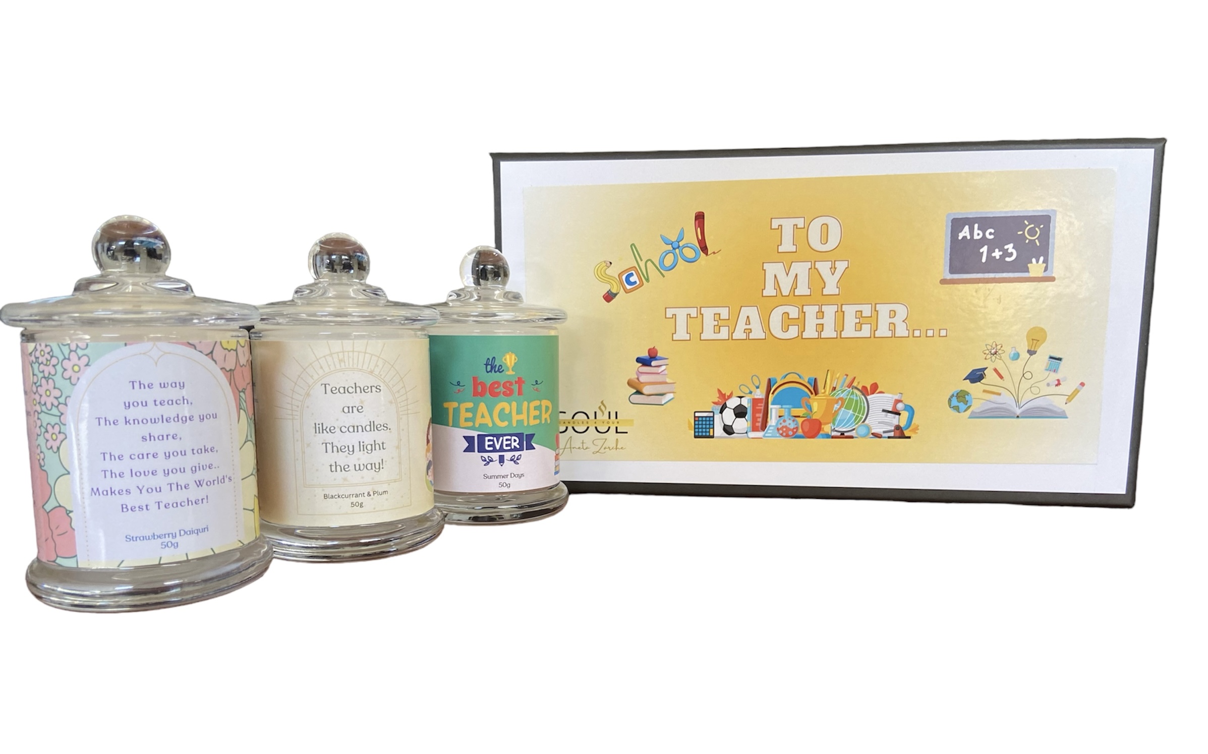 Teachers Candle Gift Box Set