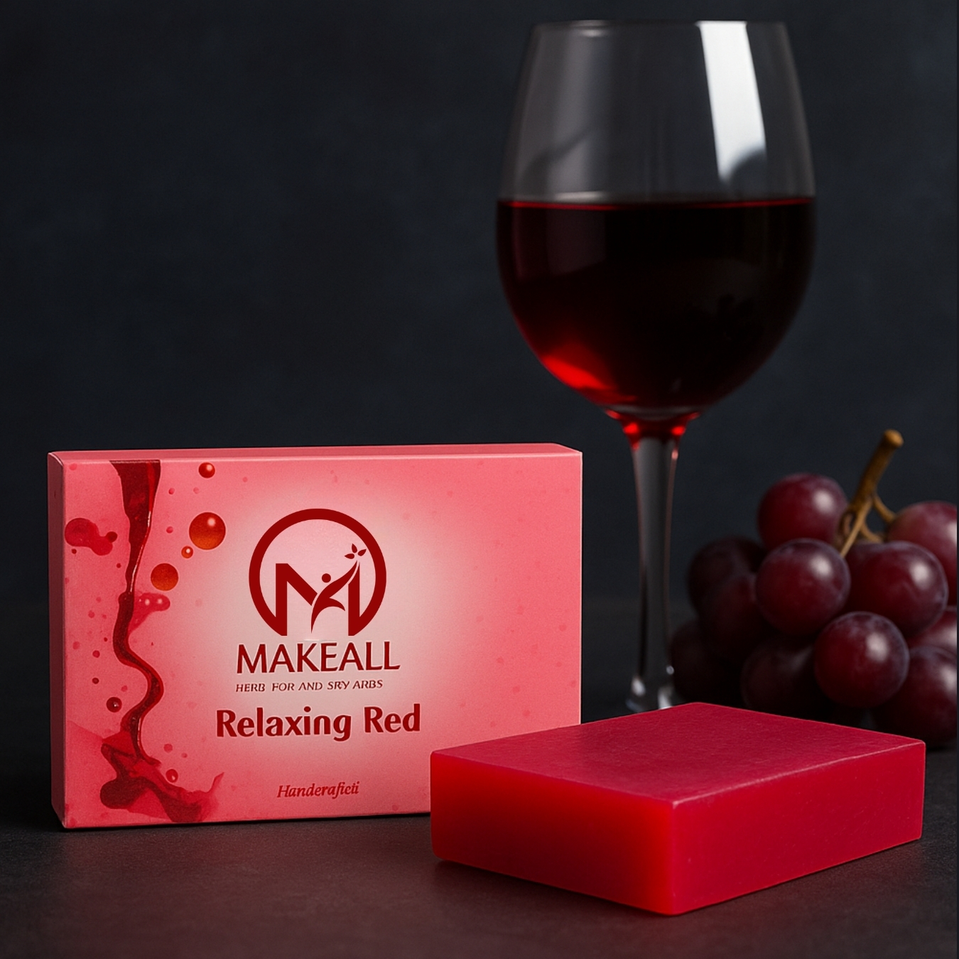 Relaxing Red Handmade Soap