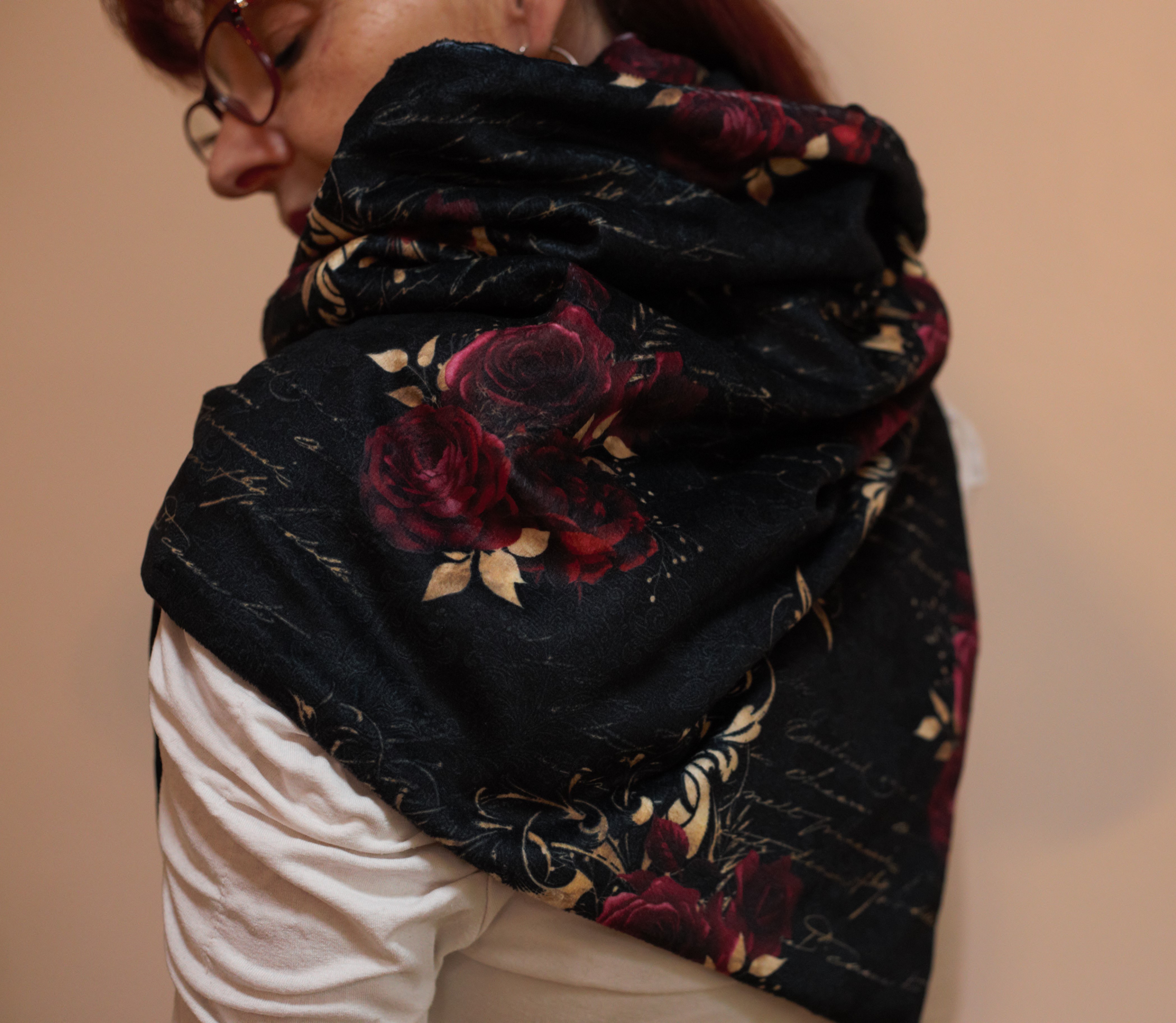 Écharpe Ecris moi des fleurs