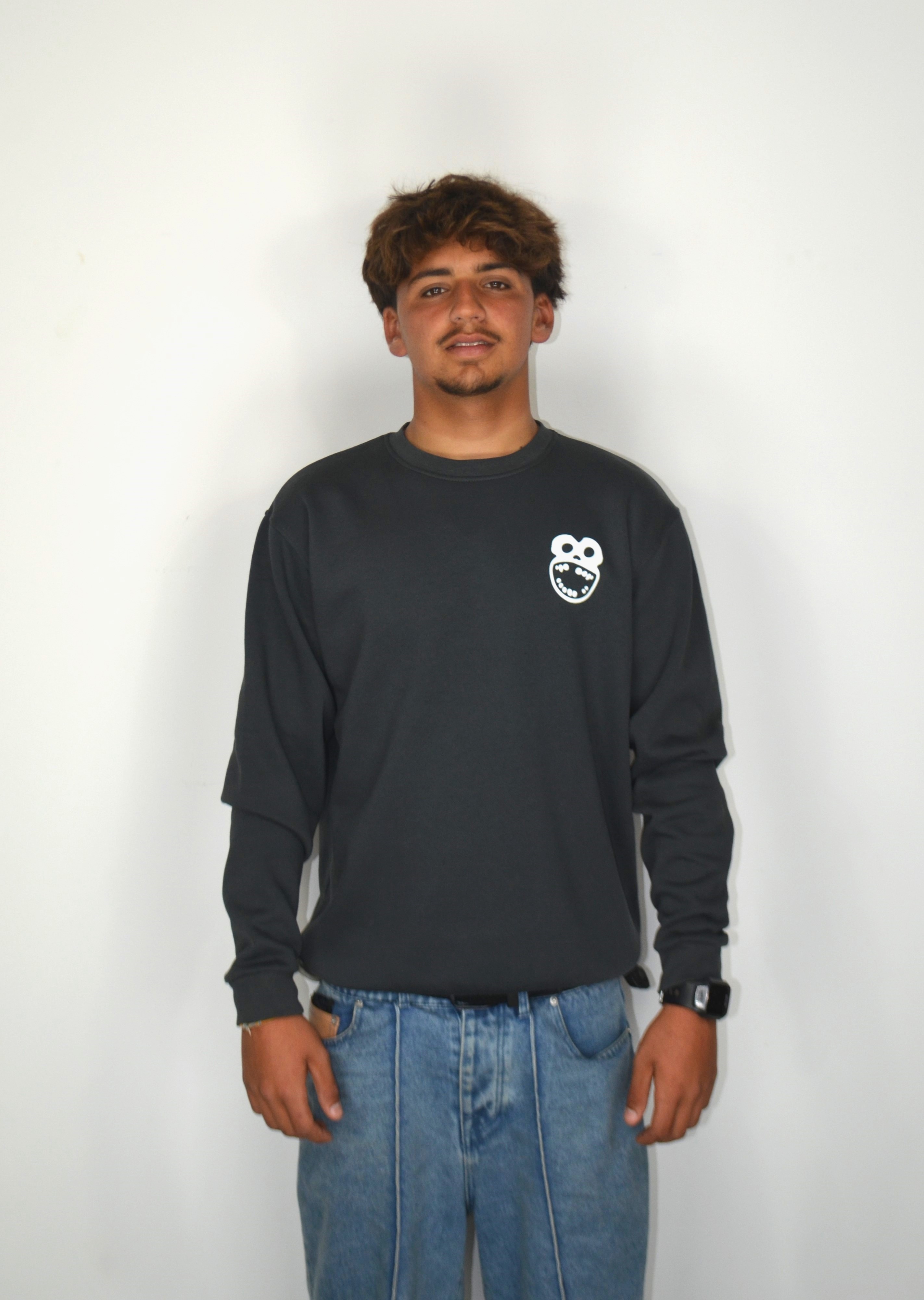 DARK GREY SWEATSHIRT