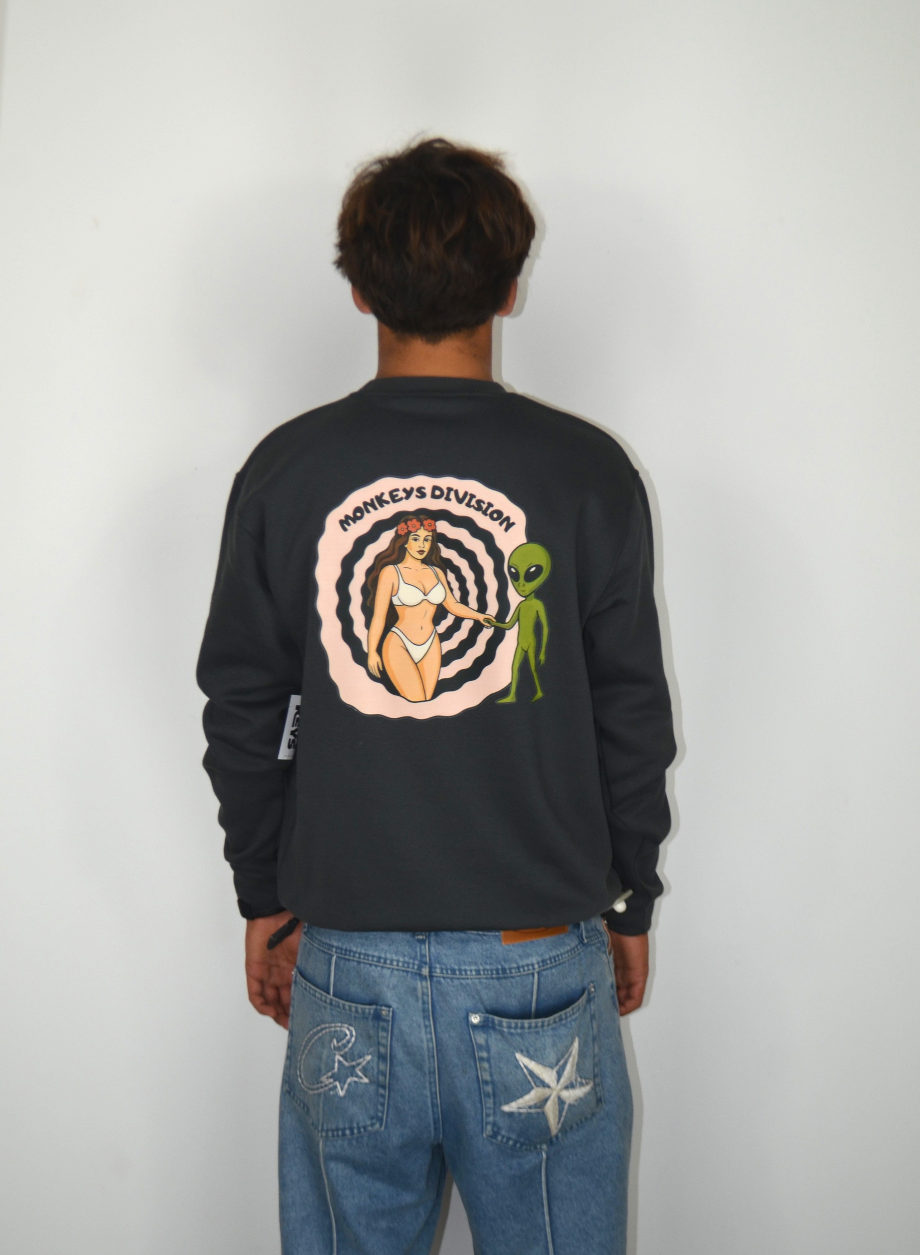 DARK GREY SWEATSHIRT