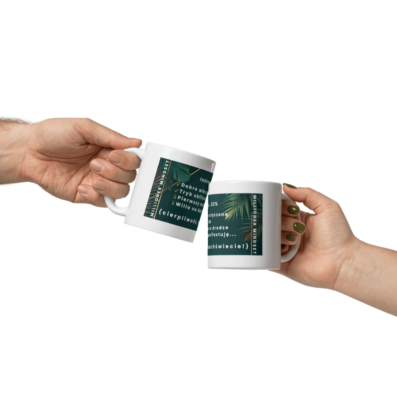 Kubek "Millioner Mindset #2" | 330 ml | Energia prosto z Bali