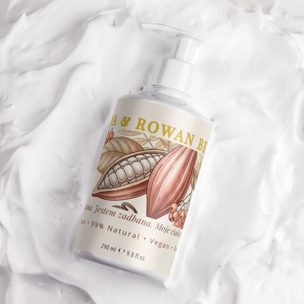 Balsam do Ciała "Cocoa & Rowan Berry" | 99% Naturalny | COSMOS | Vegan | Promienna Skóra | z Bali