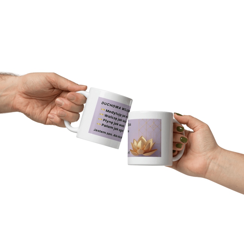 Kubek "Duchowa wojowniczka #2" | 330 ml | Energia prosto z Bali