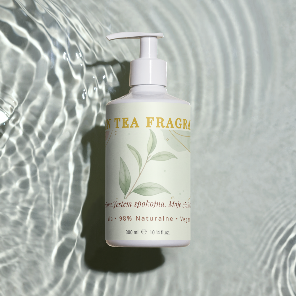Mydło "Green Tea" | Płyn do Mycia Rąk i Ciała | 98% Naturalny | COSMOS | Vegan | Spokój z Bali