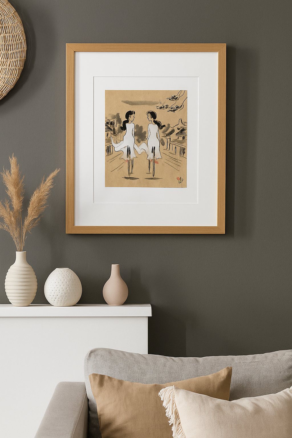 FRAME WITH MOUNT BOARD 