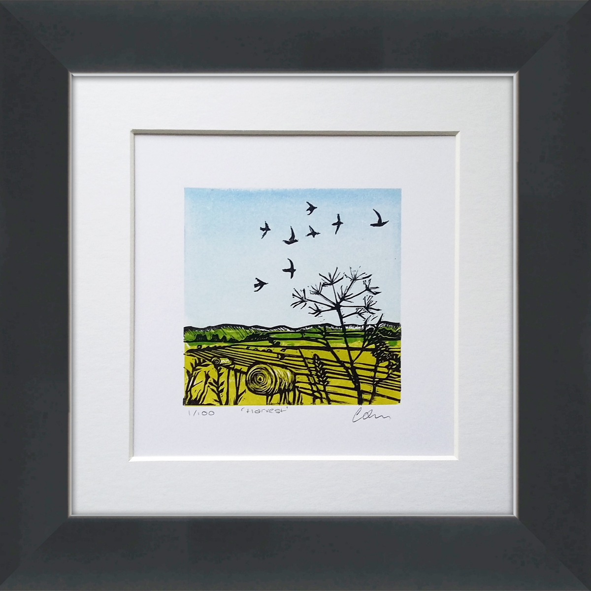 Harvest Linocut (2020)