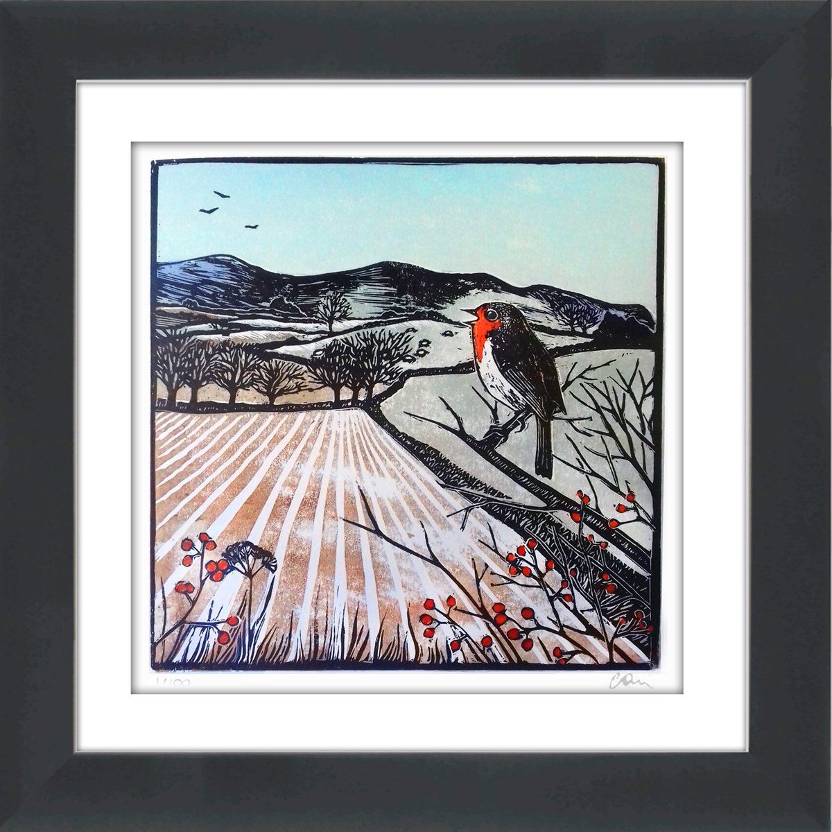 Two prints set  (Evensong and Robin's Song)