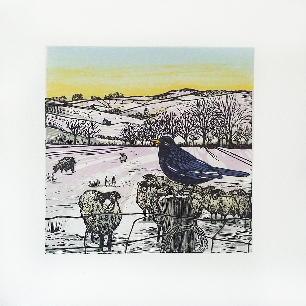 Two prints set  (Evensong and Robin's Song)