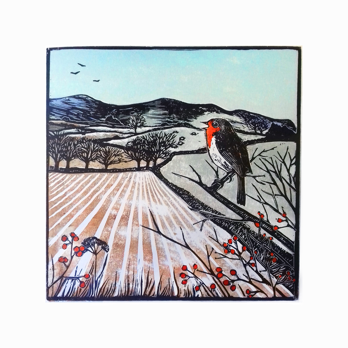 Two prints set  (Evensong and Robin's Song)