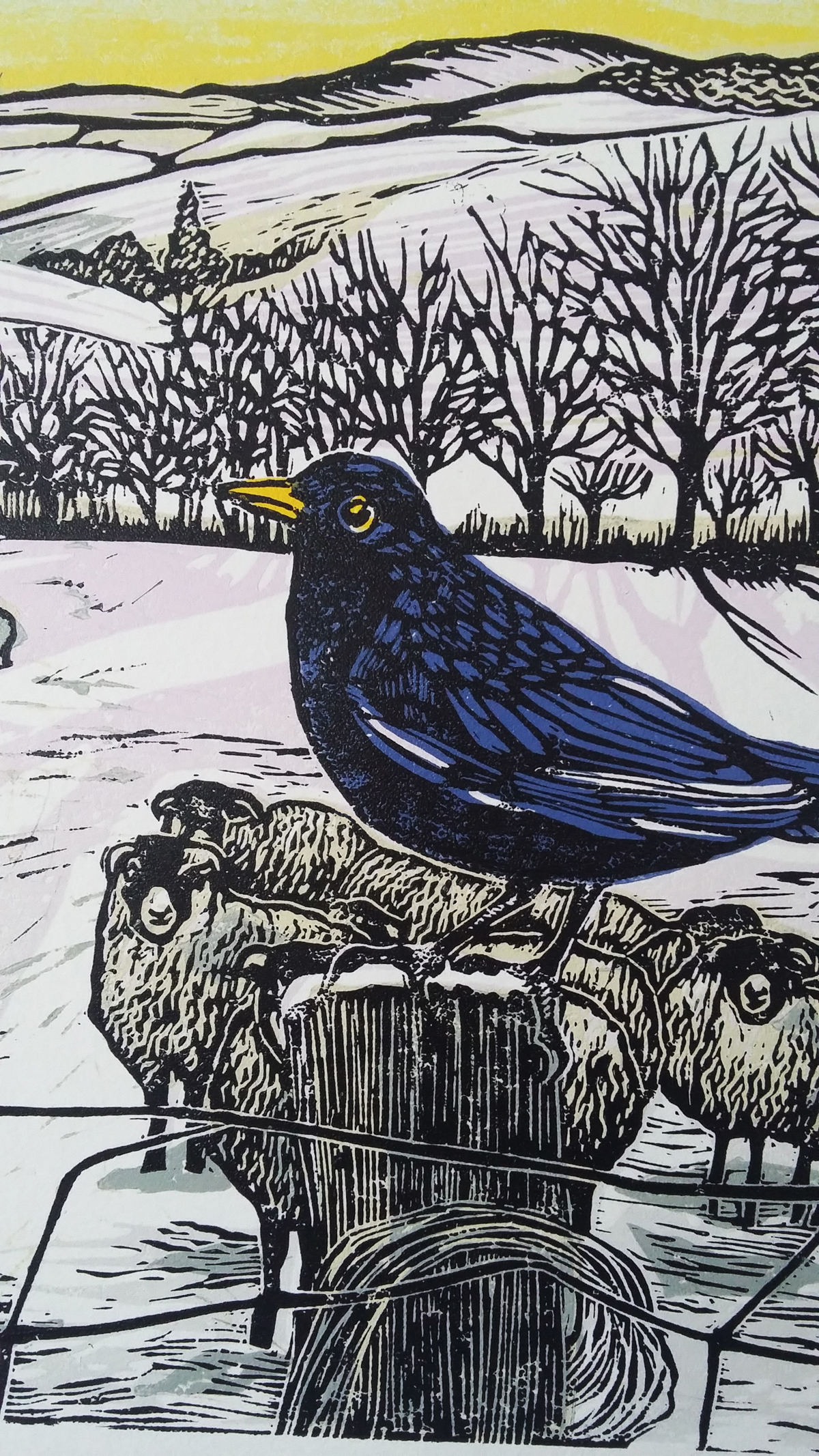 Two prints set  (Evensong and Robin's Song)