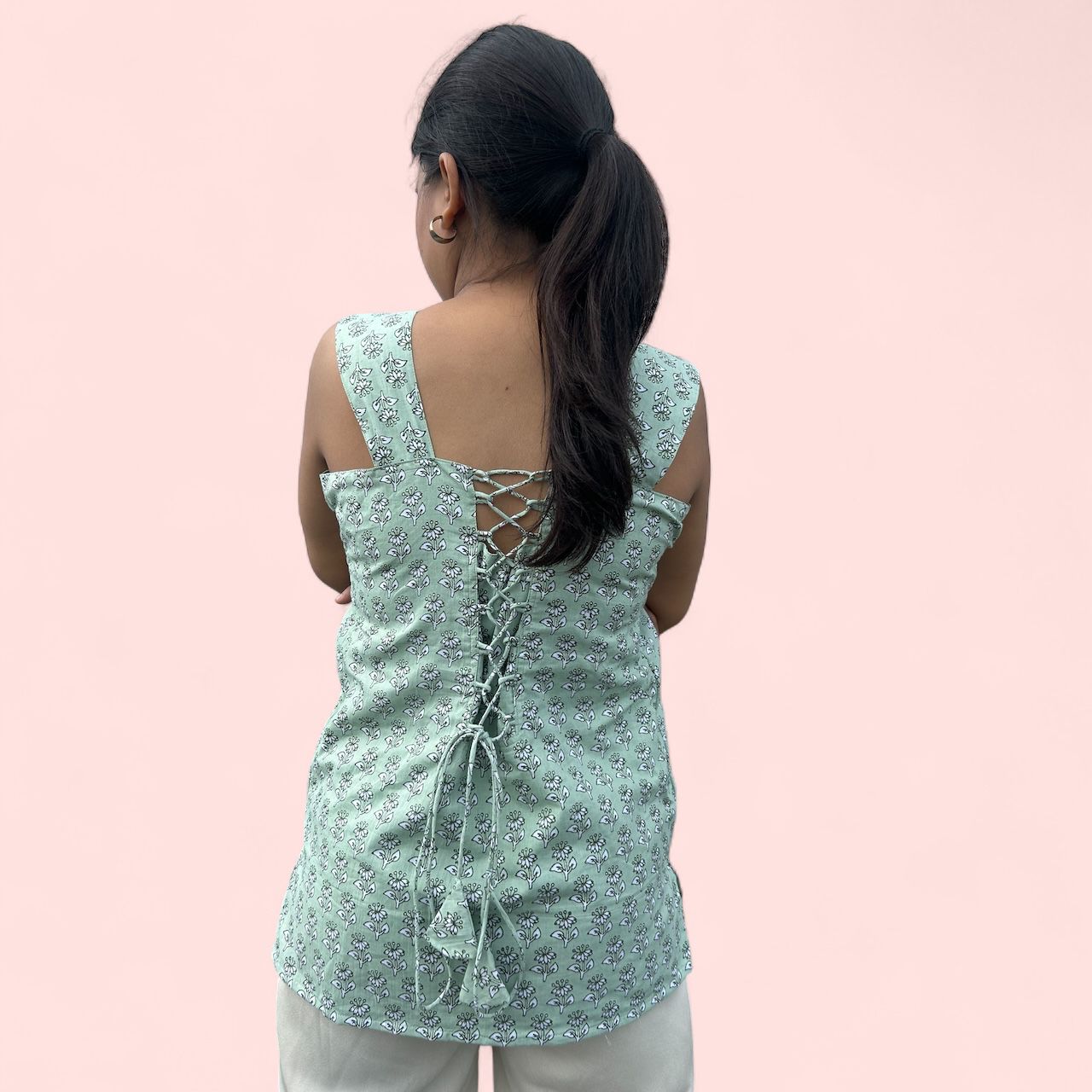 Kiran Kurti with Corset Back