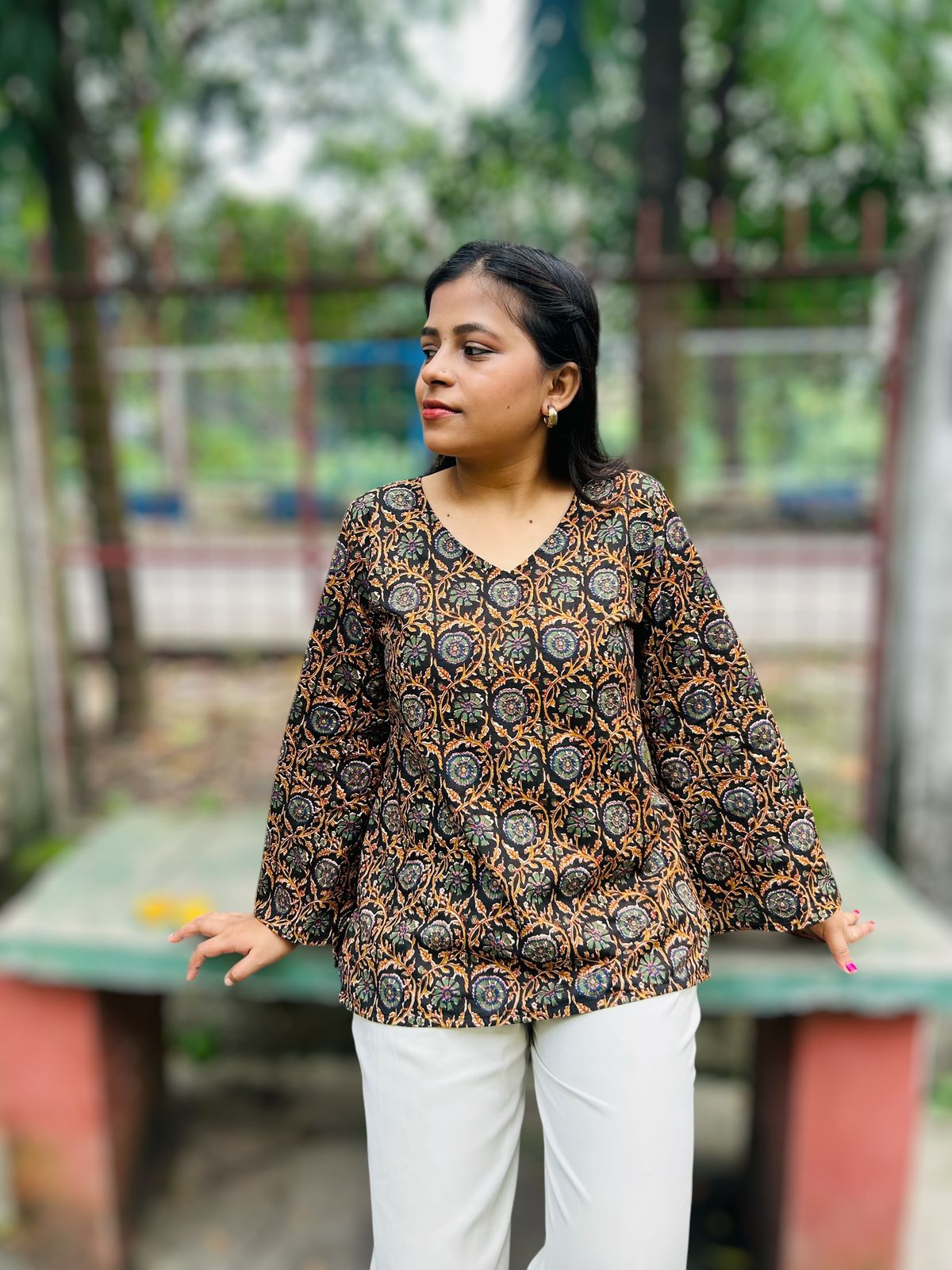 Seema Kurti with Corset Back