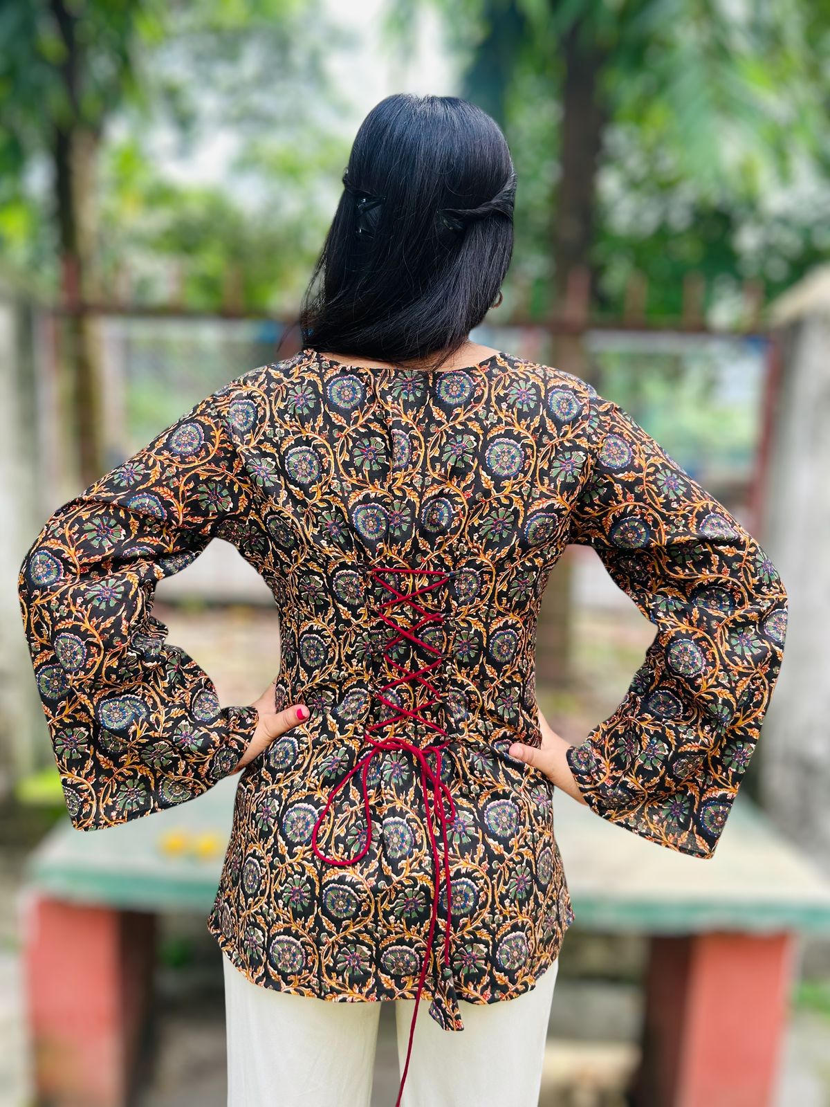 Seema Kurti with Corset Back