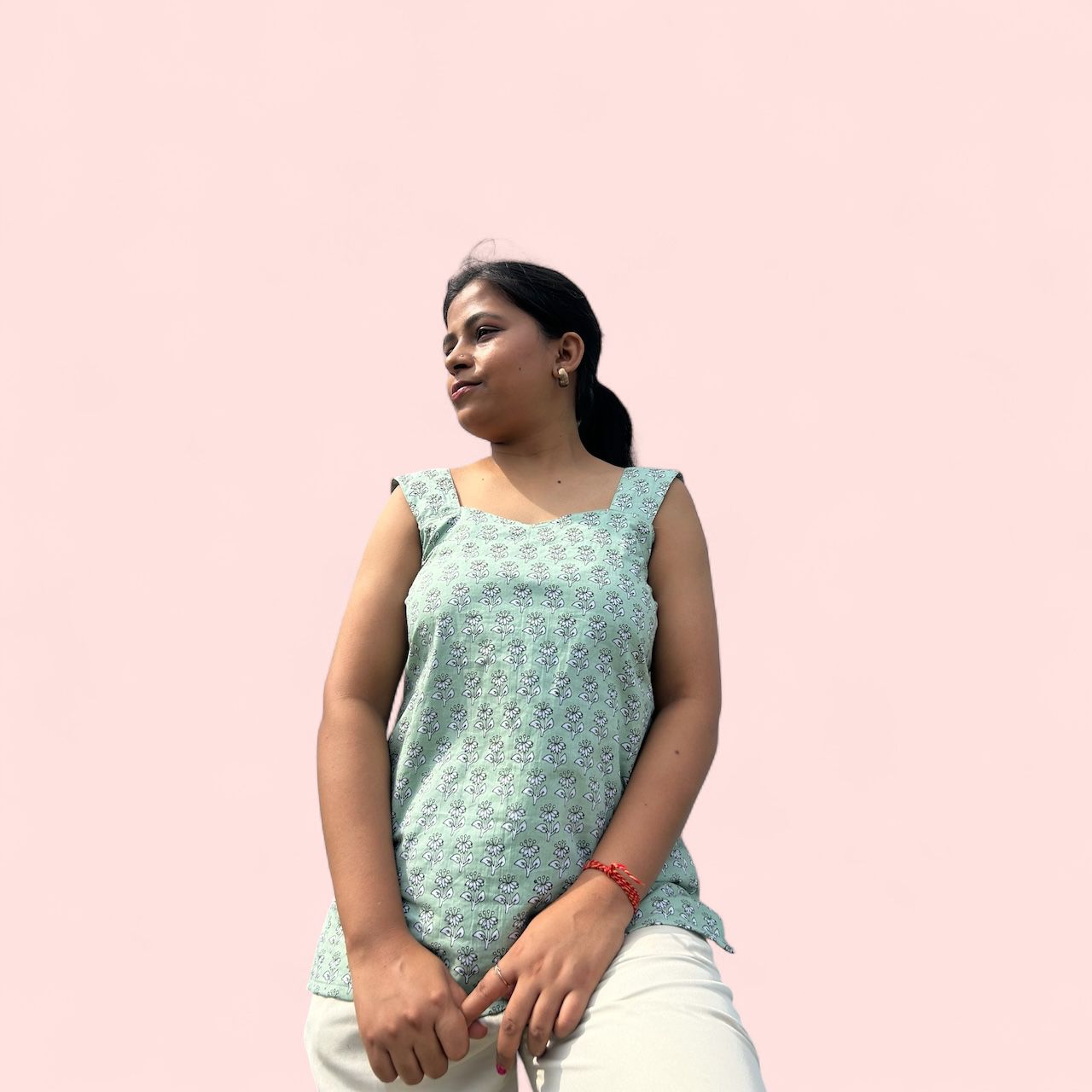 Kiran Kurti with Corset Back