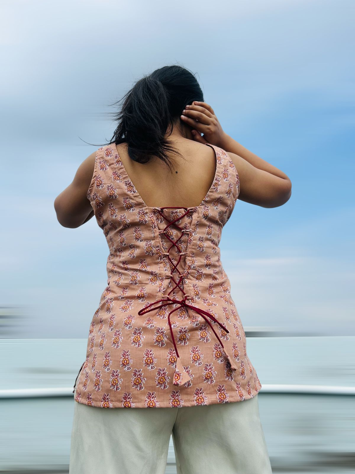 Rekha Kurti with Corset Back