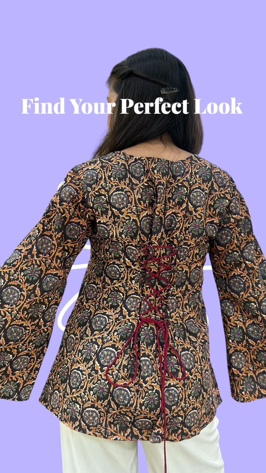 Seema Kurti with Corset Back
