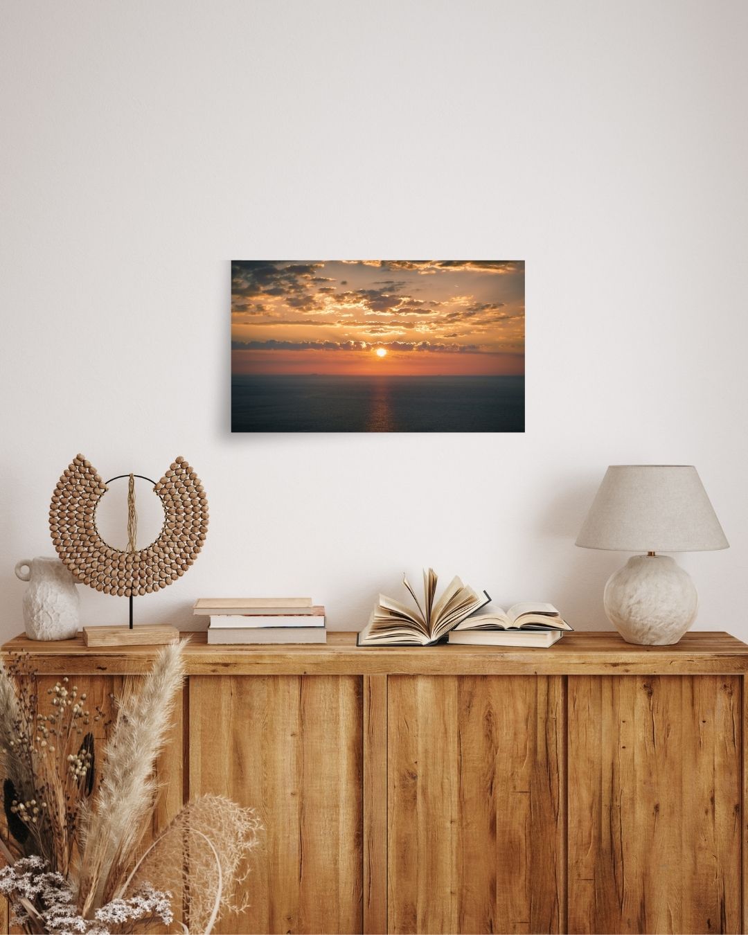 Coucher de soleil à Étretat