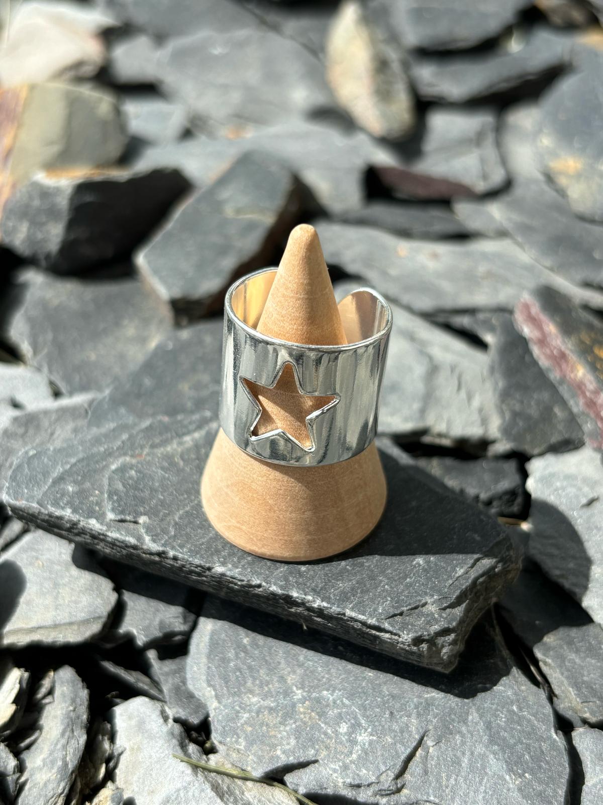 Bague Étoile Alice plaquée argent