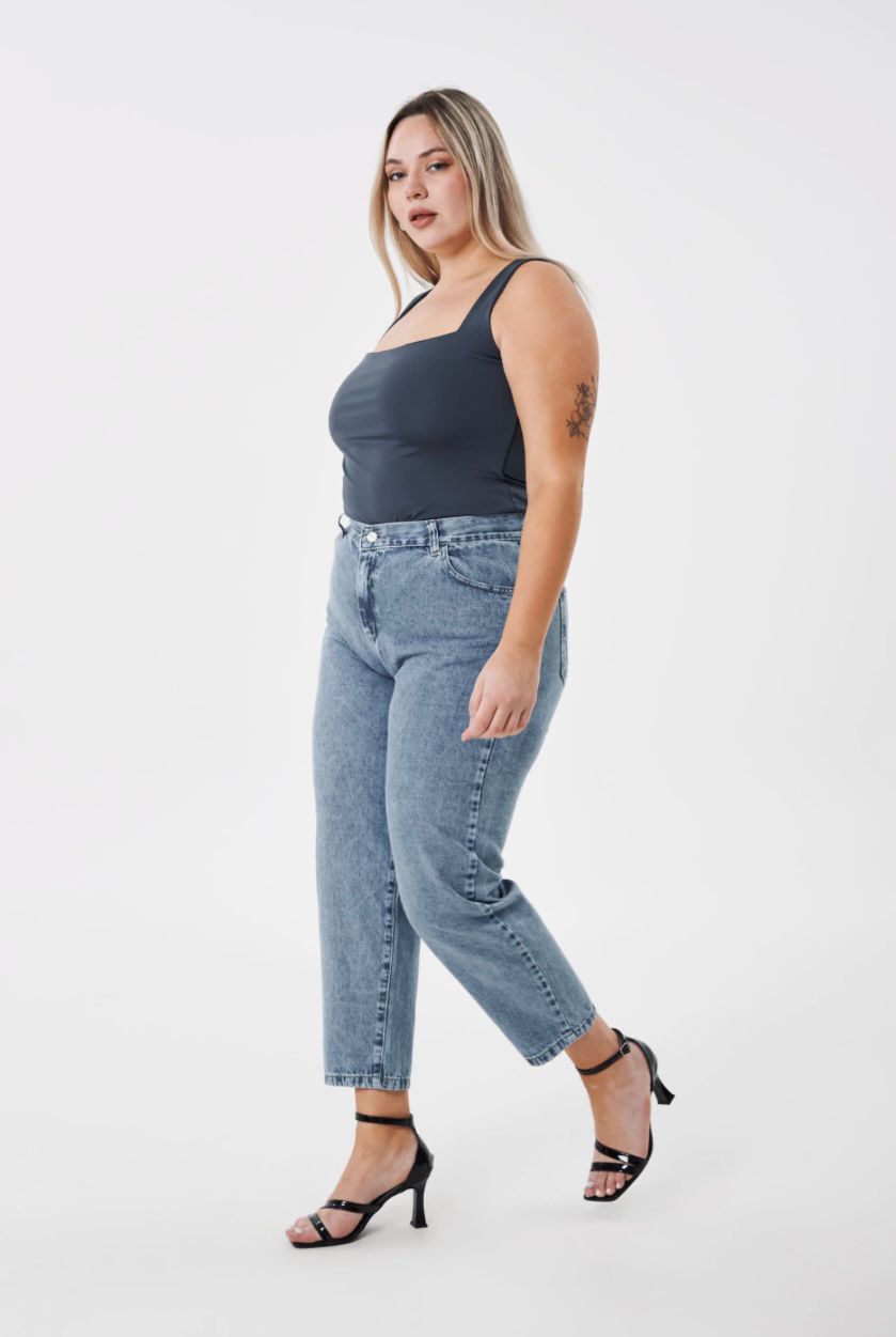 Jean mom Curvy 