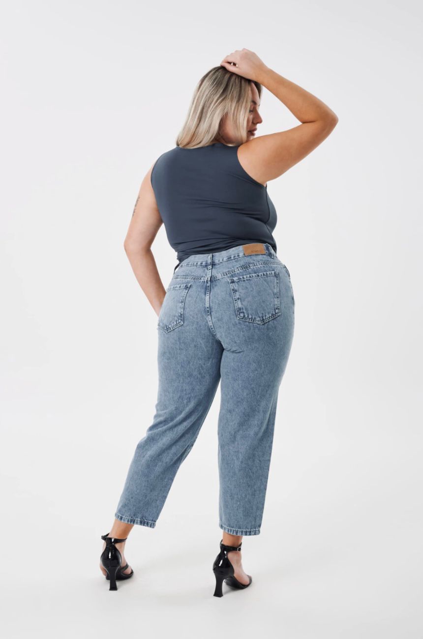 Jean mom Curvy 