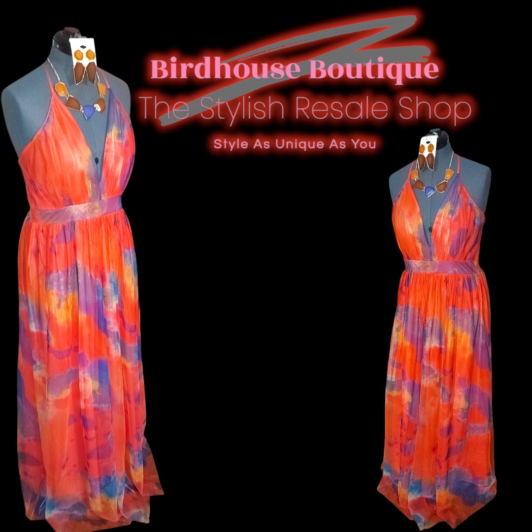 Multi Color Tye-dye Dress