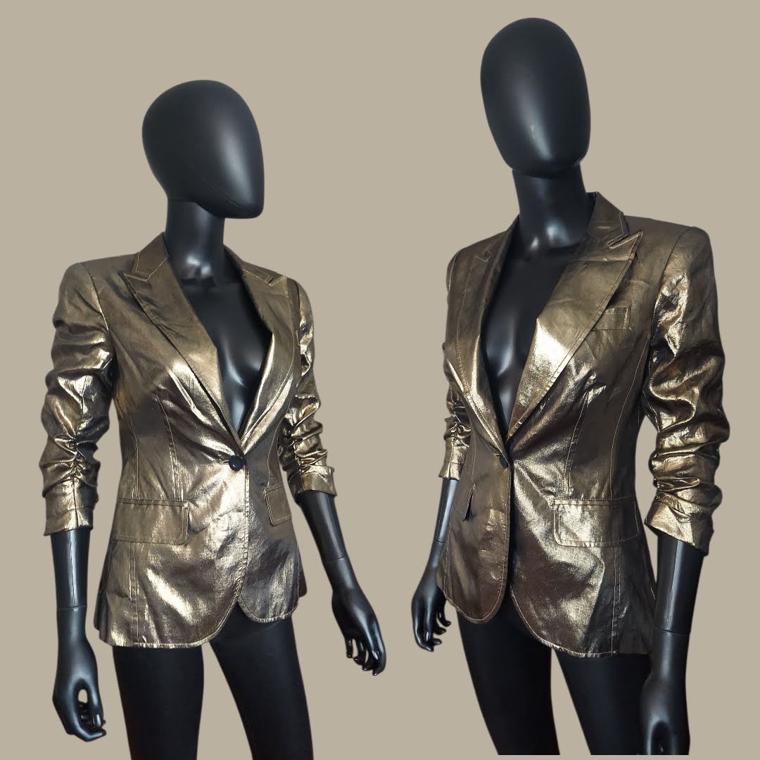 BeBe Gold Blazer