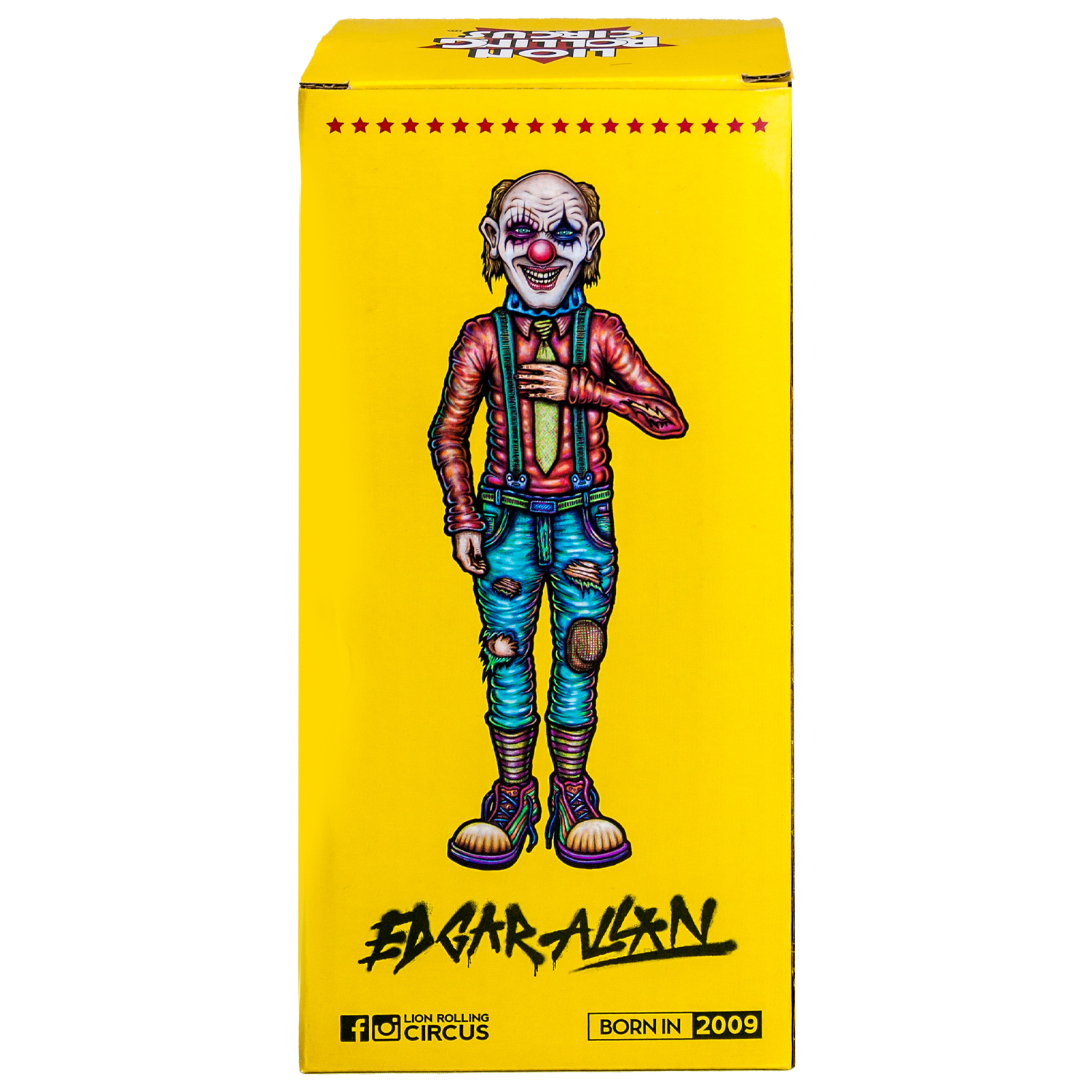 Muñeco ''EDGAR ALLAN'' x  Lion Rolling Circus