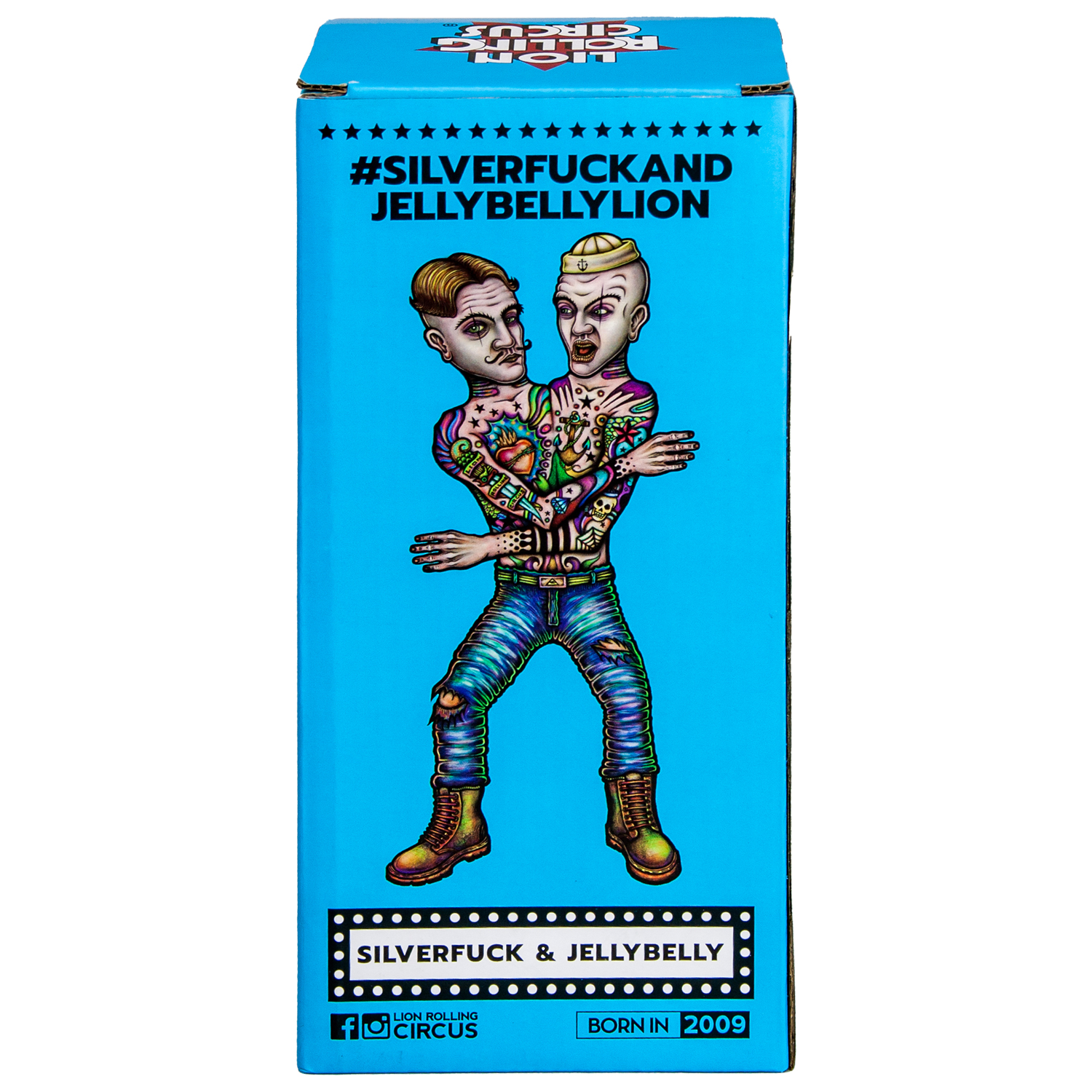 Muñeco ''SILVERFUCK Y JELLYBELLY'' x  Lion Rolling Circus