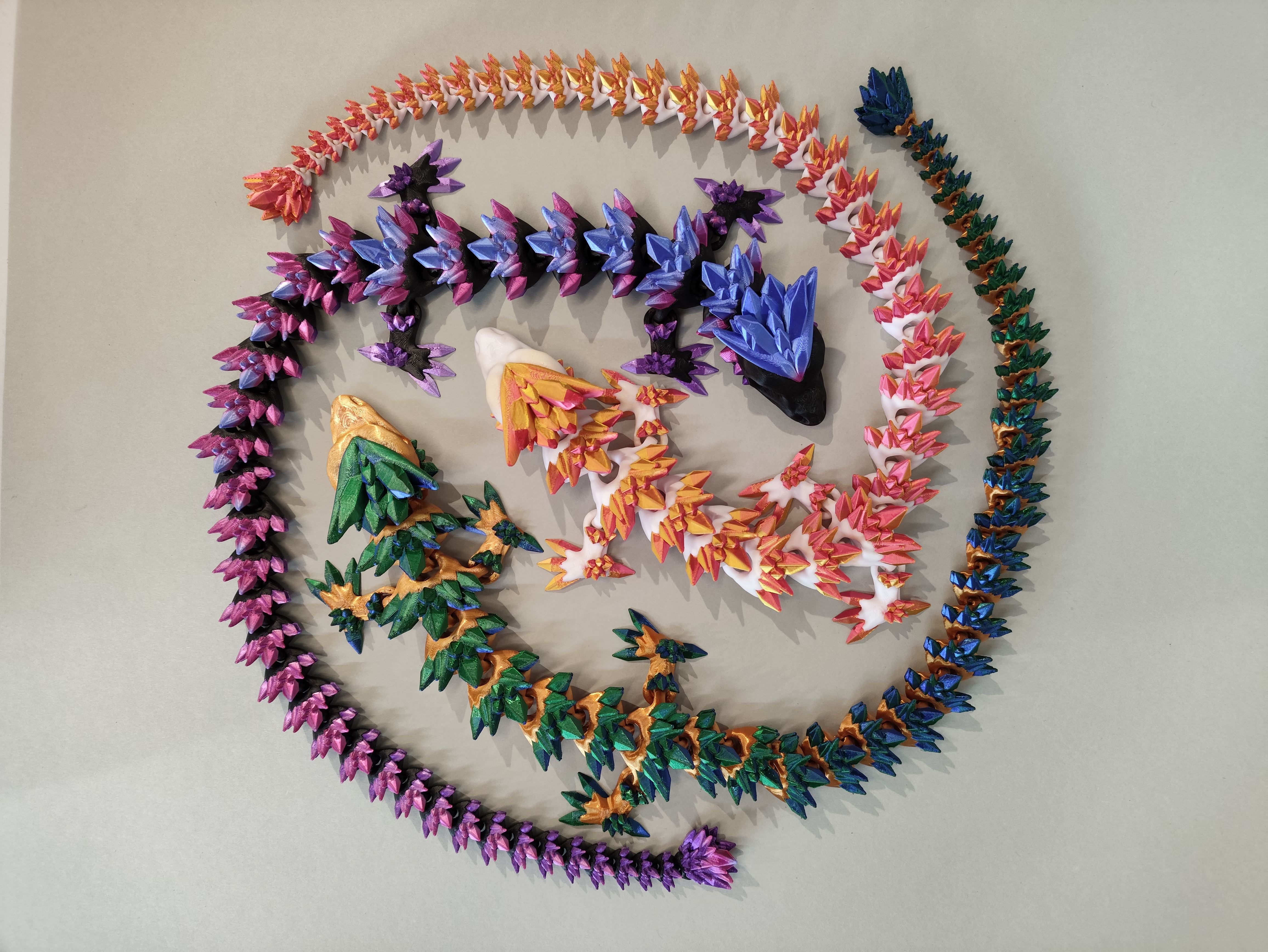 Drakonai spygliuotieji dideli