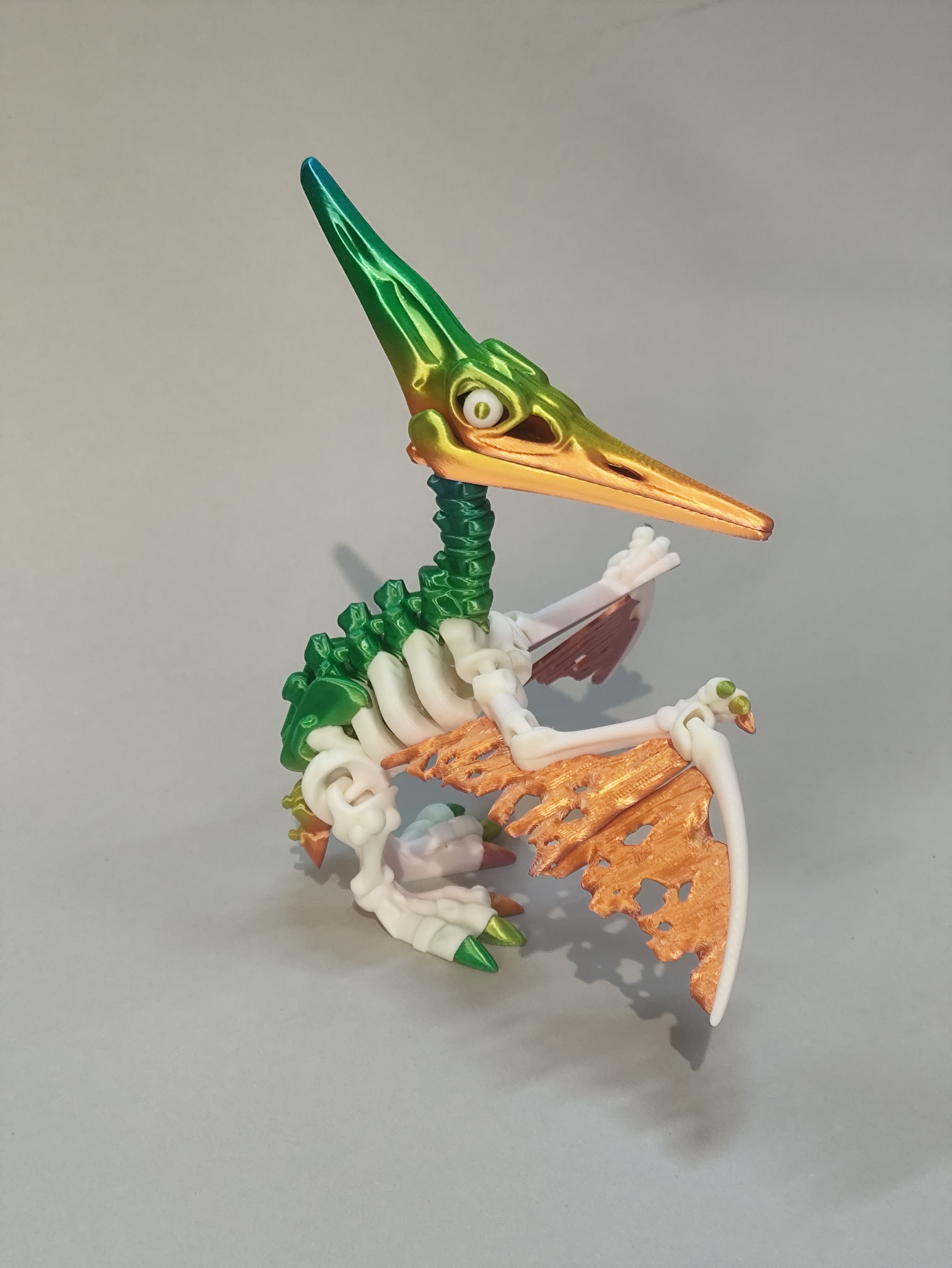 Dino paukštis-skeletas