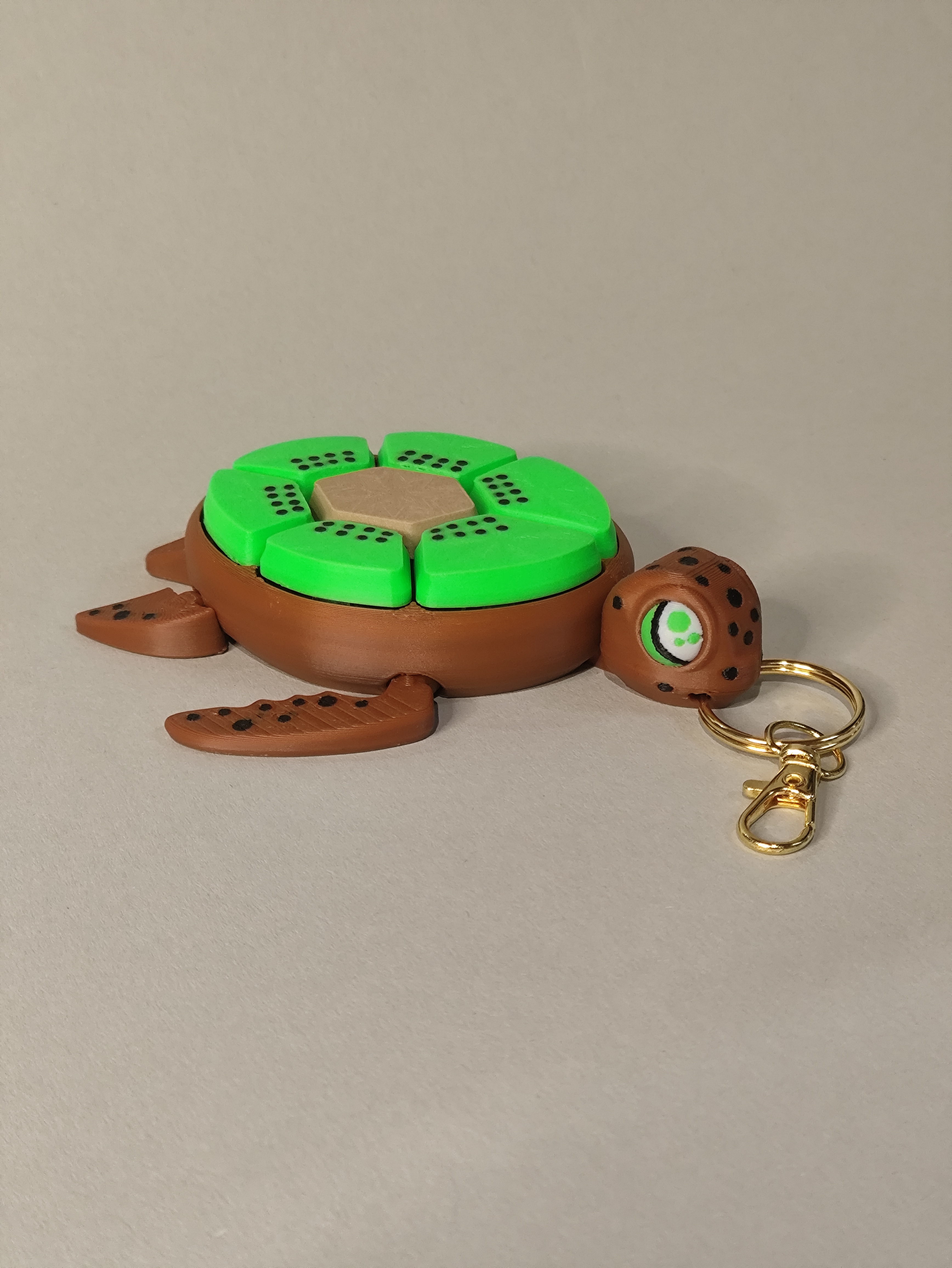 Vėžliukas su mygtukais