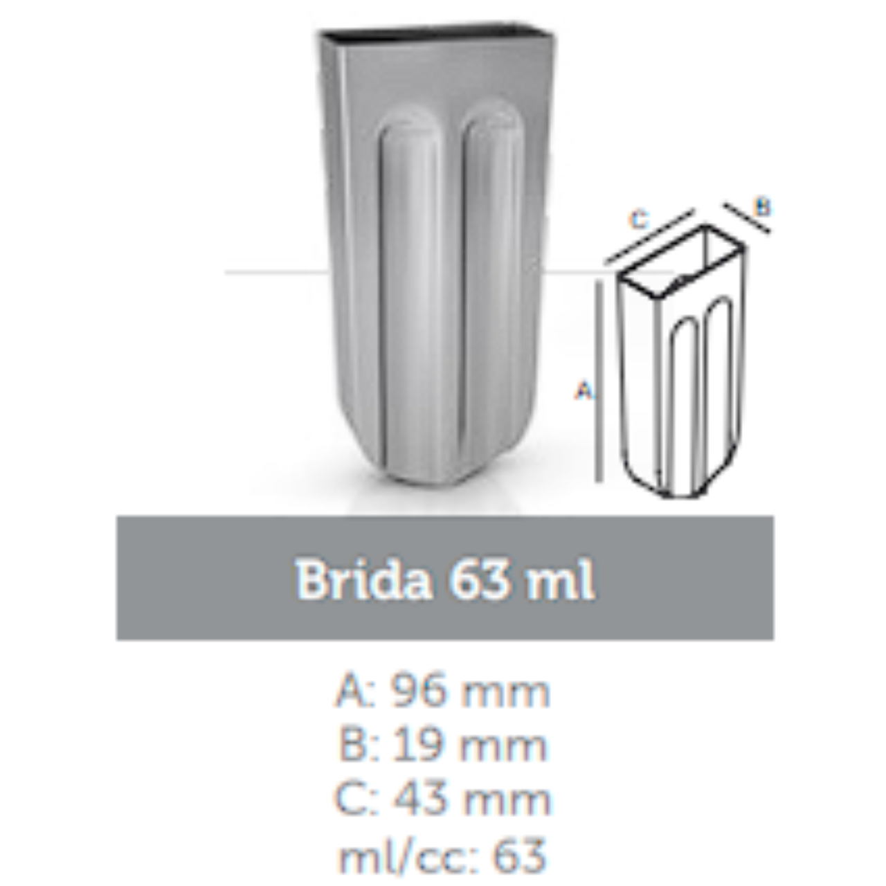 FORMA PICOLÉ MOLDE BRIDA (63ML) 22 CAVIDADES - ATAFORMA