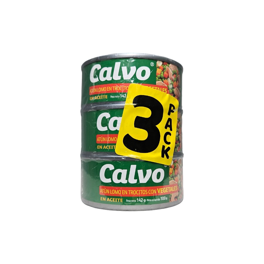 Atún Calvo en trocitos con vegetales