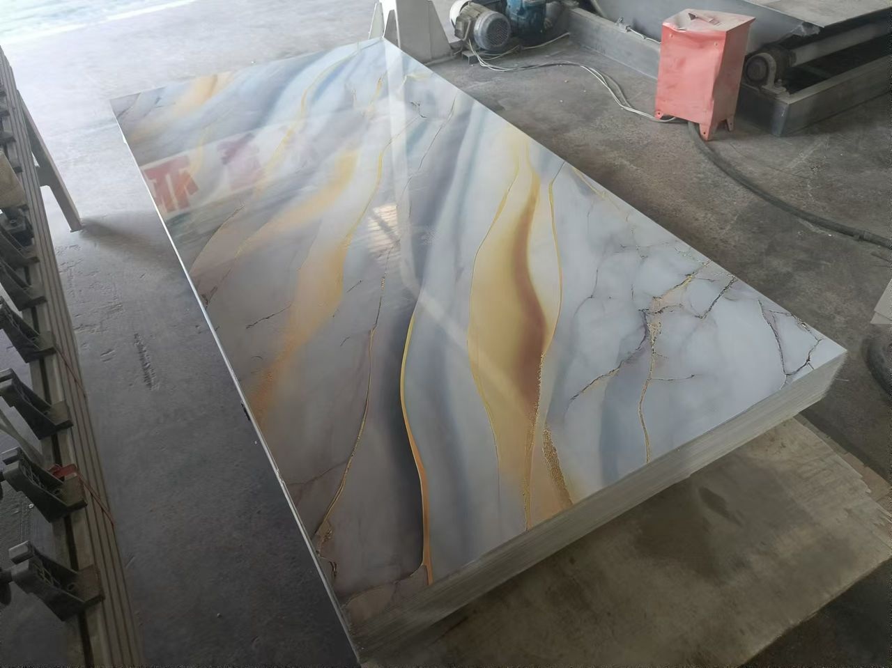 Placa Símil Mármol - Aura Marina DY091