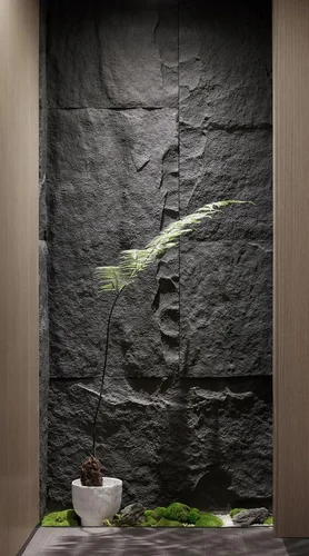 Panel Piedra PU - Modelo Black Rock (120x60cm)