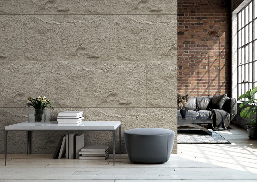 Panel Piedra PU - Modelo Volcanic Grey (120x60cm)