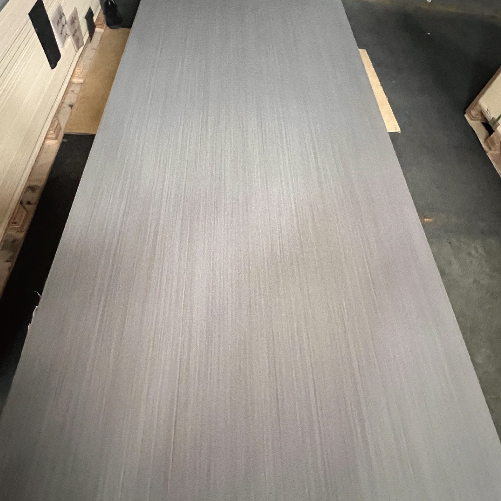 Panel Carbón de Bambú - Modelo P02 Gris Texturado (1.22 x 2.44m)