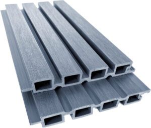 Panel WPC Exterior - Modelo Grey (Fachada Premium)