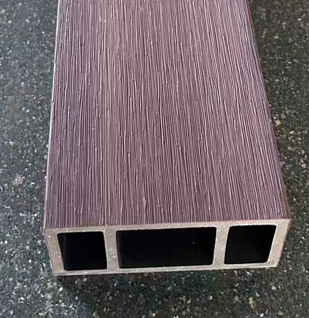 Tubo WPC Exterior 100x50mm - Color Rose Wood (2.90m)