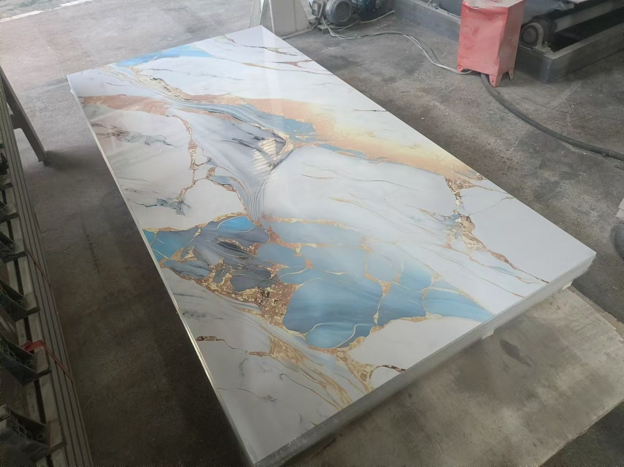 Placa Símil Mármol - Cielo Imperial DY105